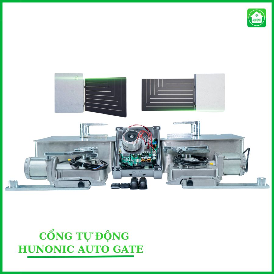 Cổng Tự Động Thông Minh Hunonic Auto Gate – Mở Cổng Qua 4G