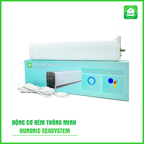 Động cơ rèm wifi thông minh Hunonic Ecosystem điều khiển từ xa